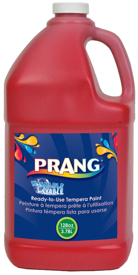 Prang Washable Liquid Tempera Paint – 3.78L – Red