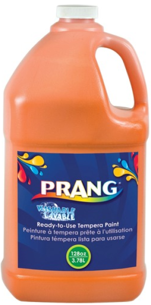 Prang Washable Liquid Tempera Paint – 3.78L - Orange