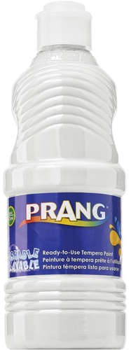 Prang Washable Liquid Tempera Paint - 473 mL - White