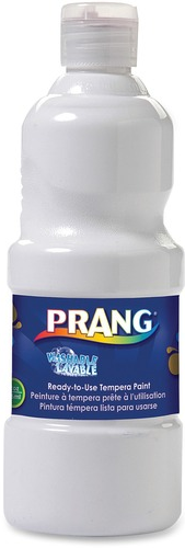 Prang Washable Liquid Tempera Paint - 946 mL - White