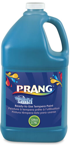 Prang Washable Liquid Tempera Paint – 3.78L - Turquoise