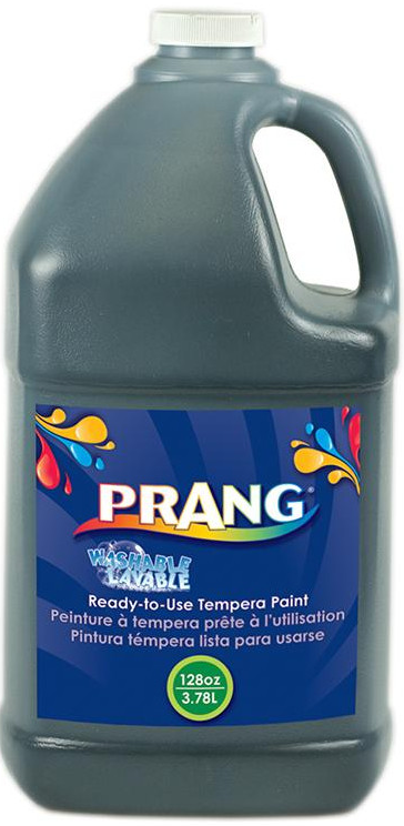 Prang Washable Liquid Tempera Paint – 3.78L - Black