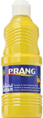 Prang Washable Liquid Tempera Paint - 473 mL - Yellow