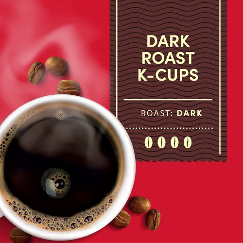 Tim Horton's Dark Roast Coffee K-Cups - 12 / Box - Single Serve Pods - TIMI02228