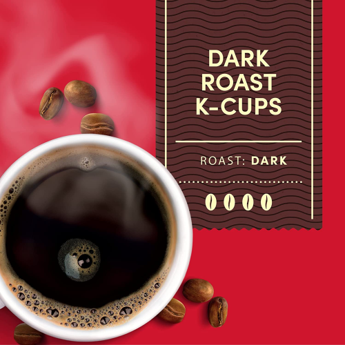 Tim Horton's Dark Roast Coffee K-Cups - 12 / Box - Single Serve Pods - ELCI02228