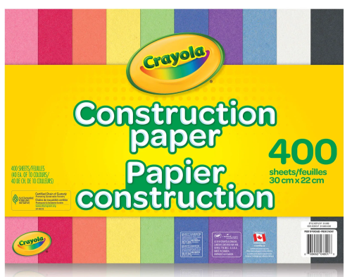 Construction Paper - Assorted Packs