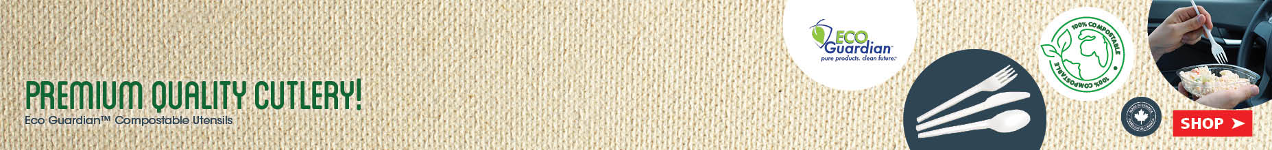 Eco Guardian\u2122 Compostable Utensils