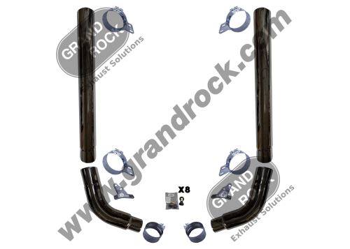 6" DUPLEX STACK KIT 94-02 PB 379 W/OFFSET BRKT