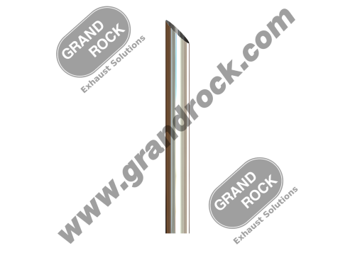 6" X 54" MITER CUT, OD, CHROME