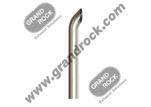 6" X 54" WEST COAST CURVE, OD CHROME