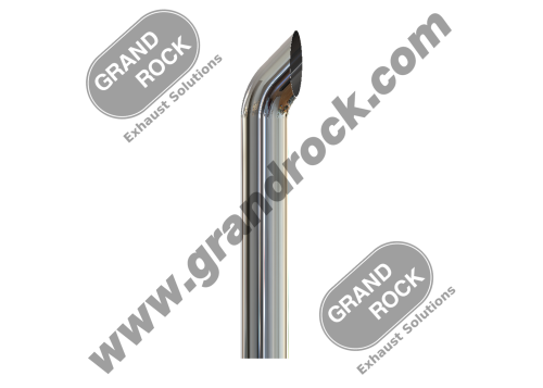 7" X 48" WEST COAST CURVE, OD CHR