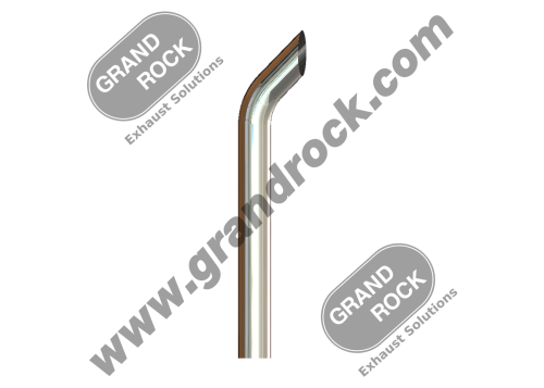 8" X 68" BULLHORN, OD CHROME