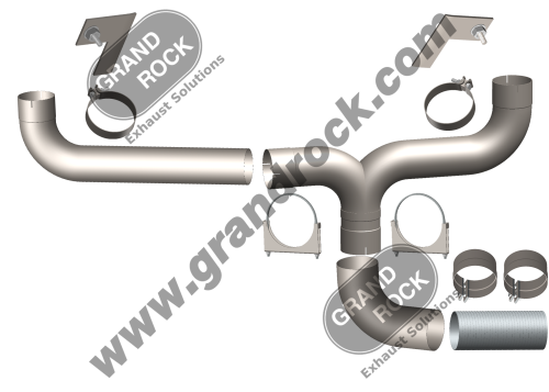 DPU-5I STACK KIT W/7" CLAMPS