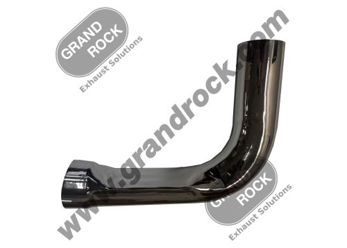 ELBOW,5"90DEG ID/OD FLAT CHR