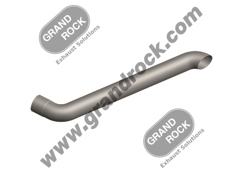 4" X 39" DOUBLE BEND ALUMINIZED