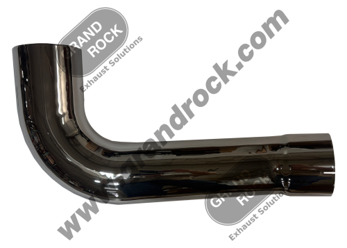 5"2-BEND OD/ID PIPE LEFT CHR