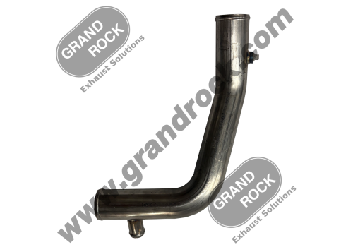 2.5" 2-BEND LOWER COOLANT TUBE; 304SS