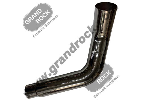 6"2-BEND OD/R5"OD PIPE RIGHT CHR
