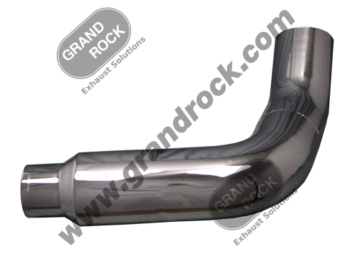 7"2-BEND OD/R5"OD PIPE RIGHT CHR