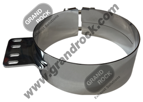 3" WIDE 7" KW 4-HOLE MOOUNT BRKT, S3 CHROME