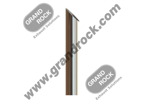 7" X 44" MITER CUT OD/OD CHROME