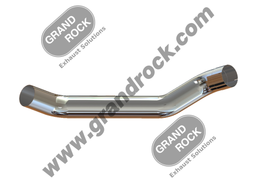 ELBOW EXHAUST RH OD/ID 409SS CHROME