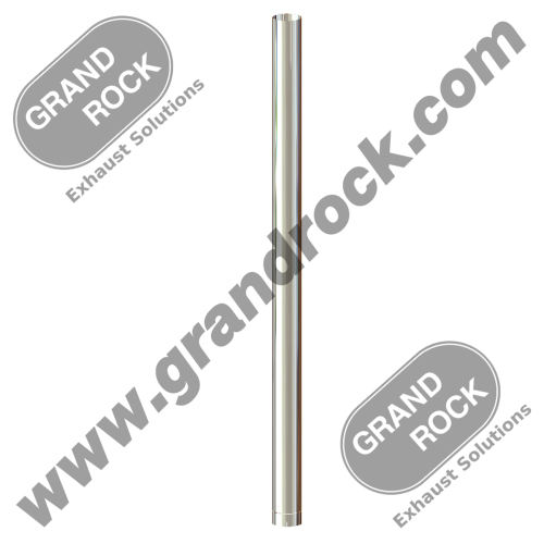6" X 108" STRAIGHT CUT  ID  CHROME