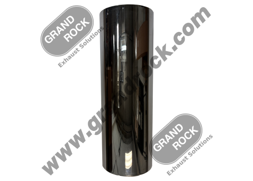 7" X 20" STRAIGHT STACK, OD BOTTOM CHROME