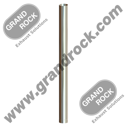 7" X 96" STRAIGHT, OD; CHROME