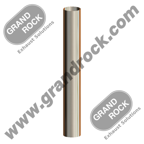 8" X 60" CHROME STRAIGHT STACK
