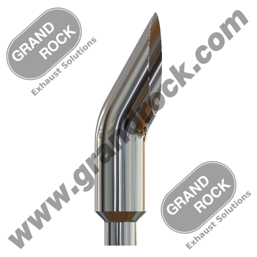 STACK AUSSIE, 8" X 44", R5" OD CHROME