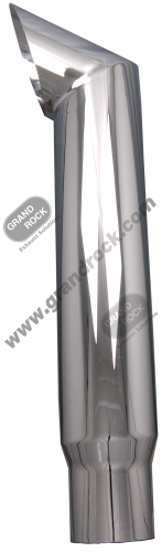 6" X 48" BRUTE, R5" OD; CHROME