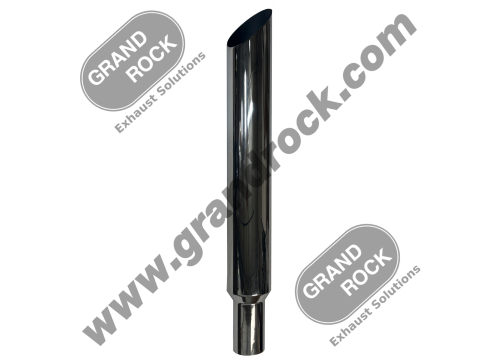 7" X 54" MITER, R5 X 8"L, OD, CHROME, CL