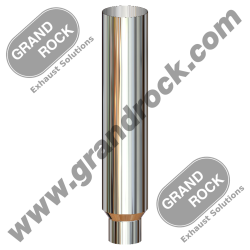 STACK STRAIGHT, 7" X 44", R5" OD  CHROME