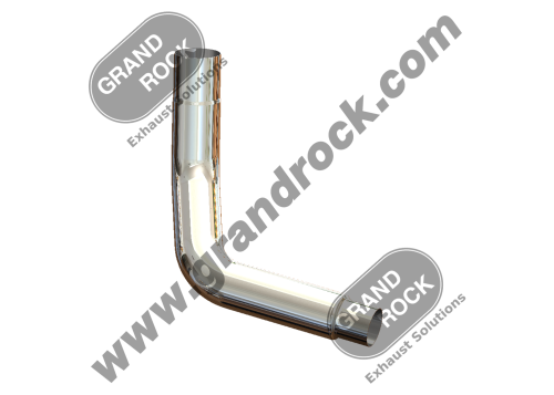 TAPERED 6" 2-BEND OD/R5" OD LEFT CHR