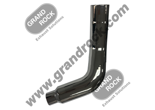 TAPERED 6" 2 BEND OD/R5" OD RIGHT CHR