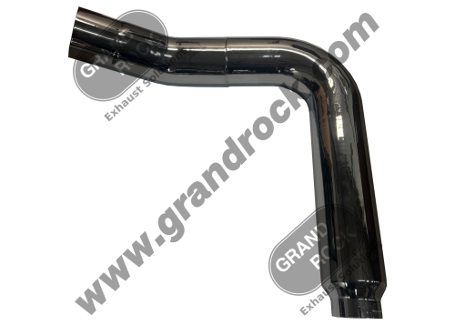 TAPERED 7"; LONG 2-BEND OD/R5" OD RIGHT; CHROME