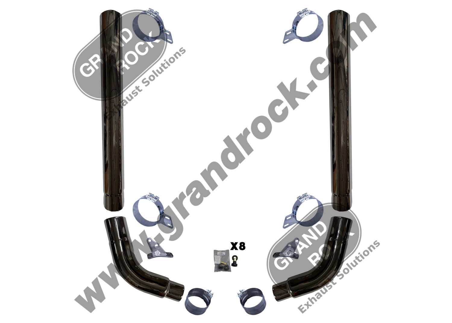 6" DUPLEX STACK KIT,03-NEWER PB 379,W/OFFSET BRKT