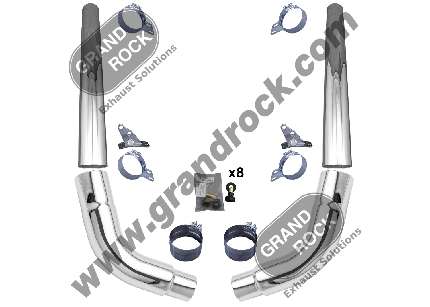 7" DUPLEX STACK KIT, 94-02 PB 379 W/OFFSET BRKT