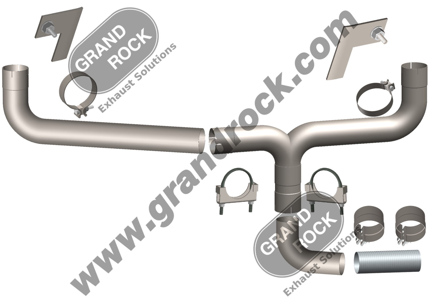 8" DIESEL PICKUP DUAL STACK KIT