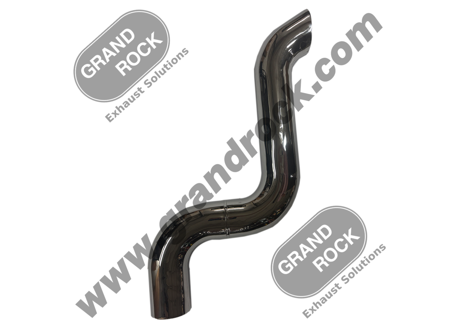 STACK DUMP,4"3-BEND OD/MITER CHR