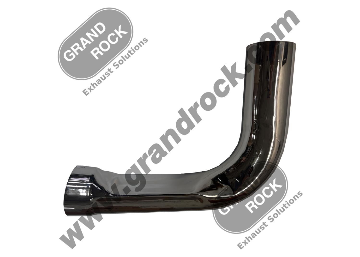 ELBOW,5"90DEG ID/OD FLAT CHR