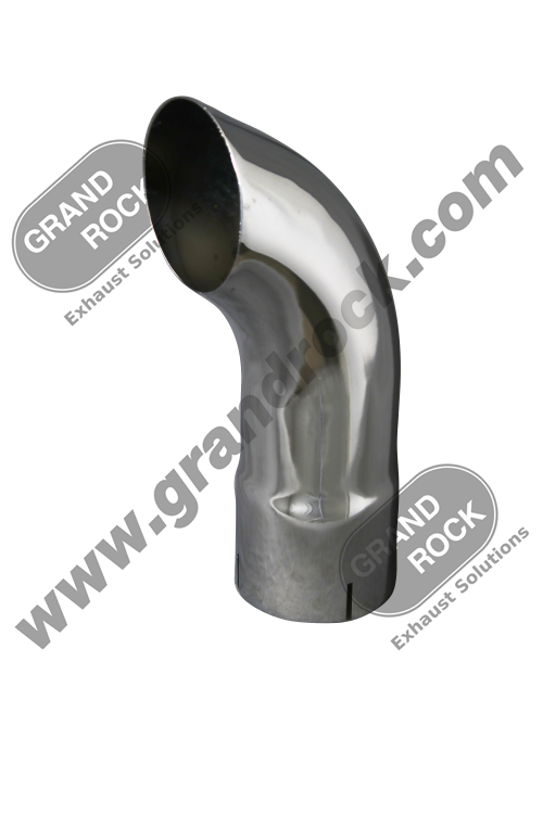 3.5" X 18" CURVED TOP ID CHROME