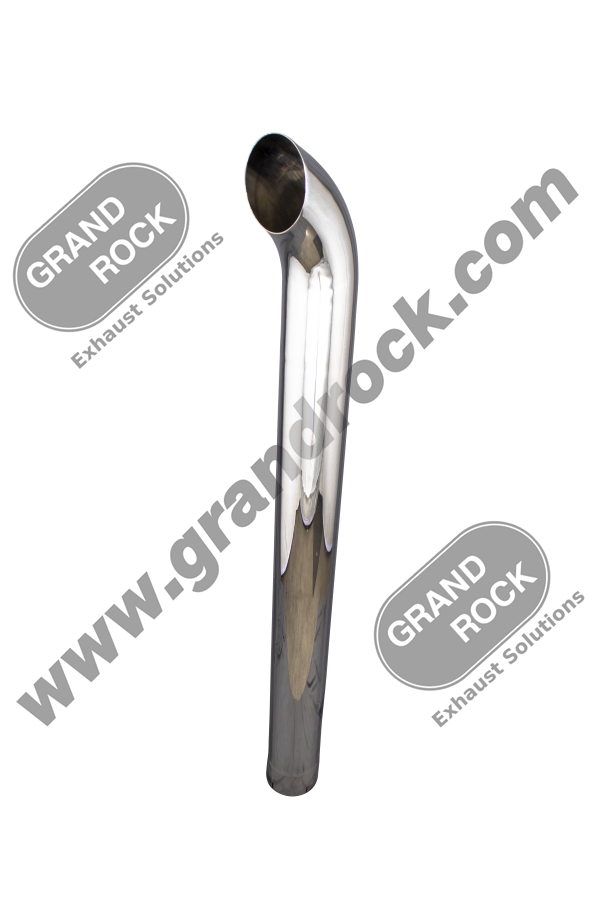 STACK CURVED,5"X108,ID CHROME