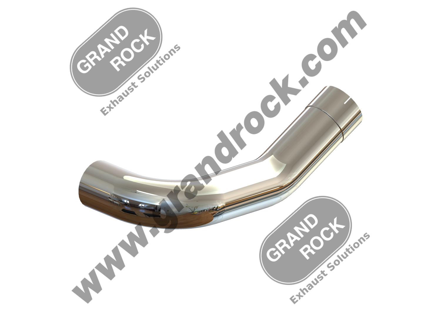 5"2-BEND ID-OD PIPE RIGHT CHR