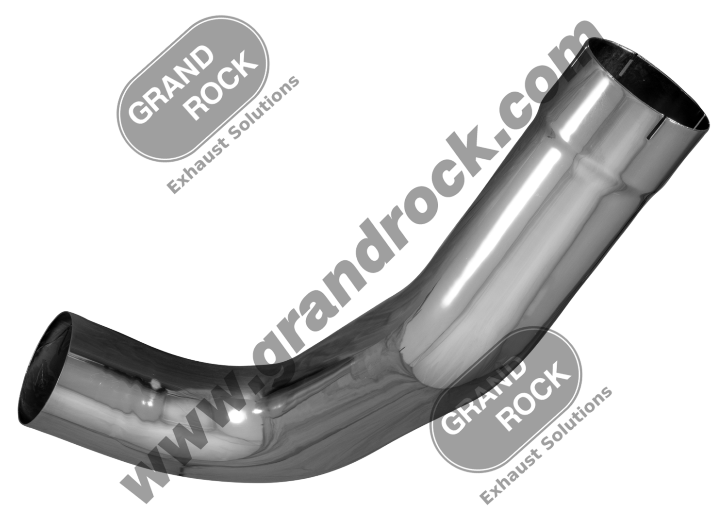 5"2-BEND ID-OD PIPE RIGHT CHR