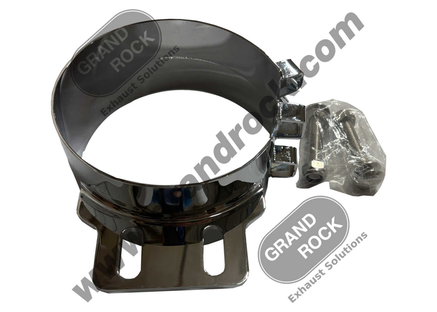 3" WIDE 5"PB STACK MOUNT BRKT, S3 CHROME