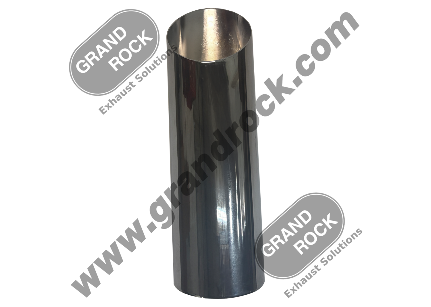 6" X 20" ANGLE CUT OD CHROME