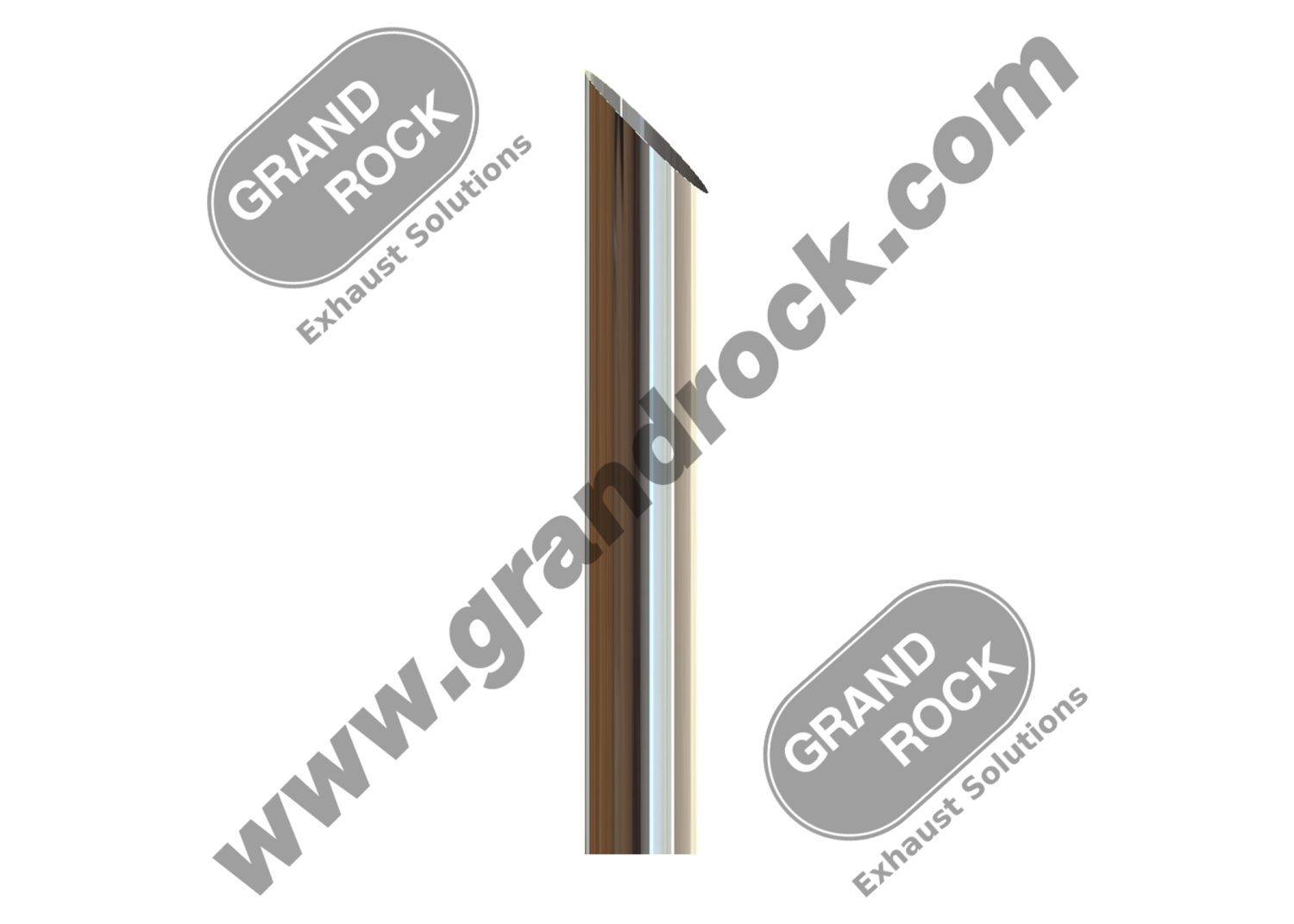 7" X 44" MITER CUT OD/OD CHROME