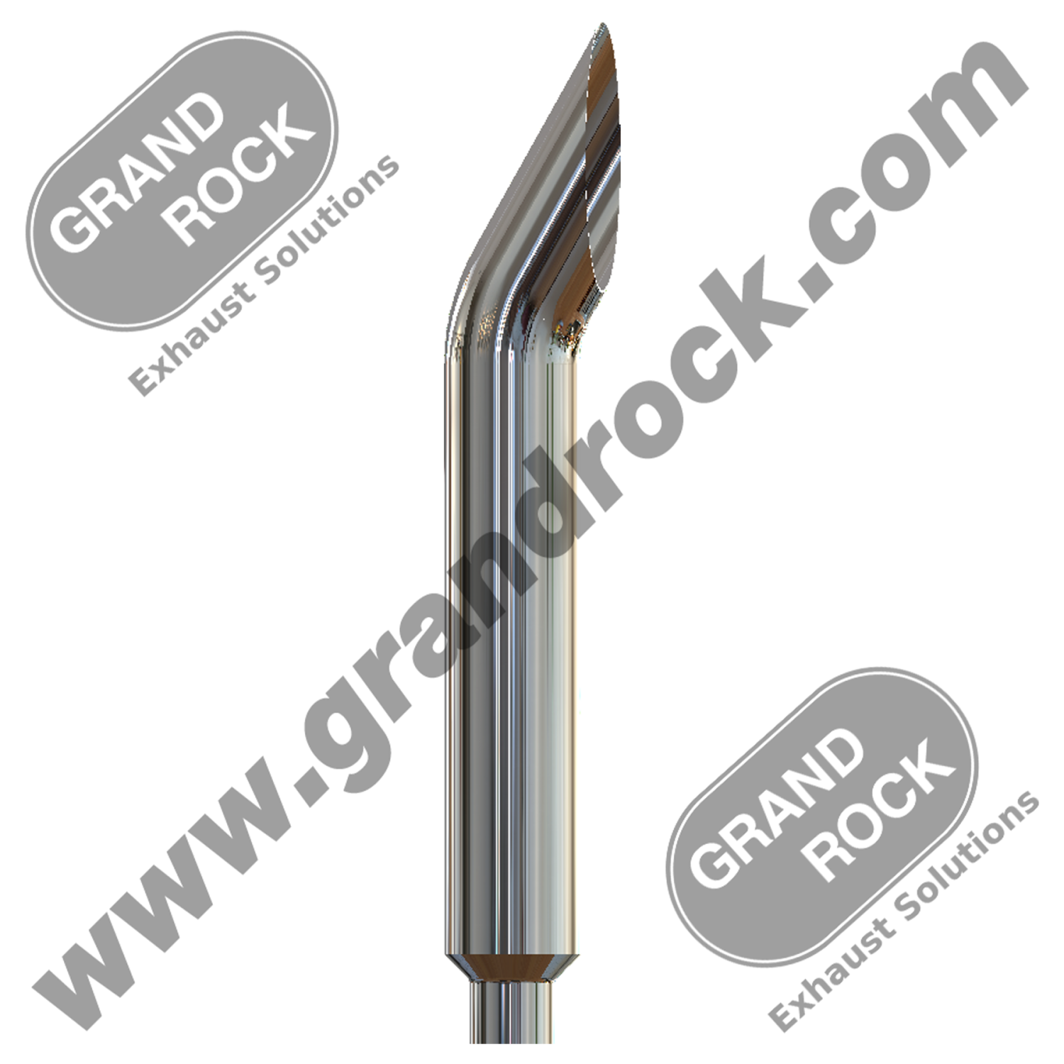 STACK AUSSIE, 8" X 64", R5" OD CHROME
